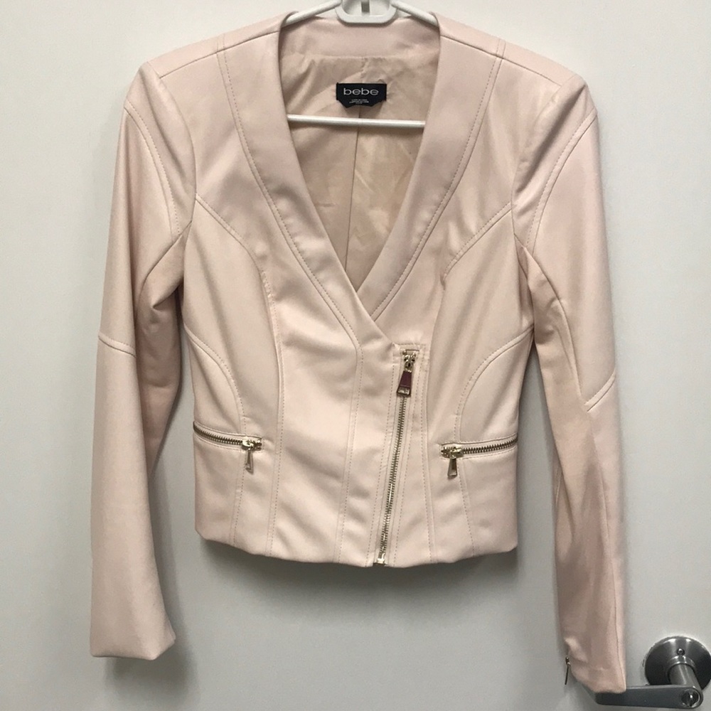 Bebe Pink Moto Jacket